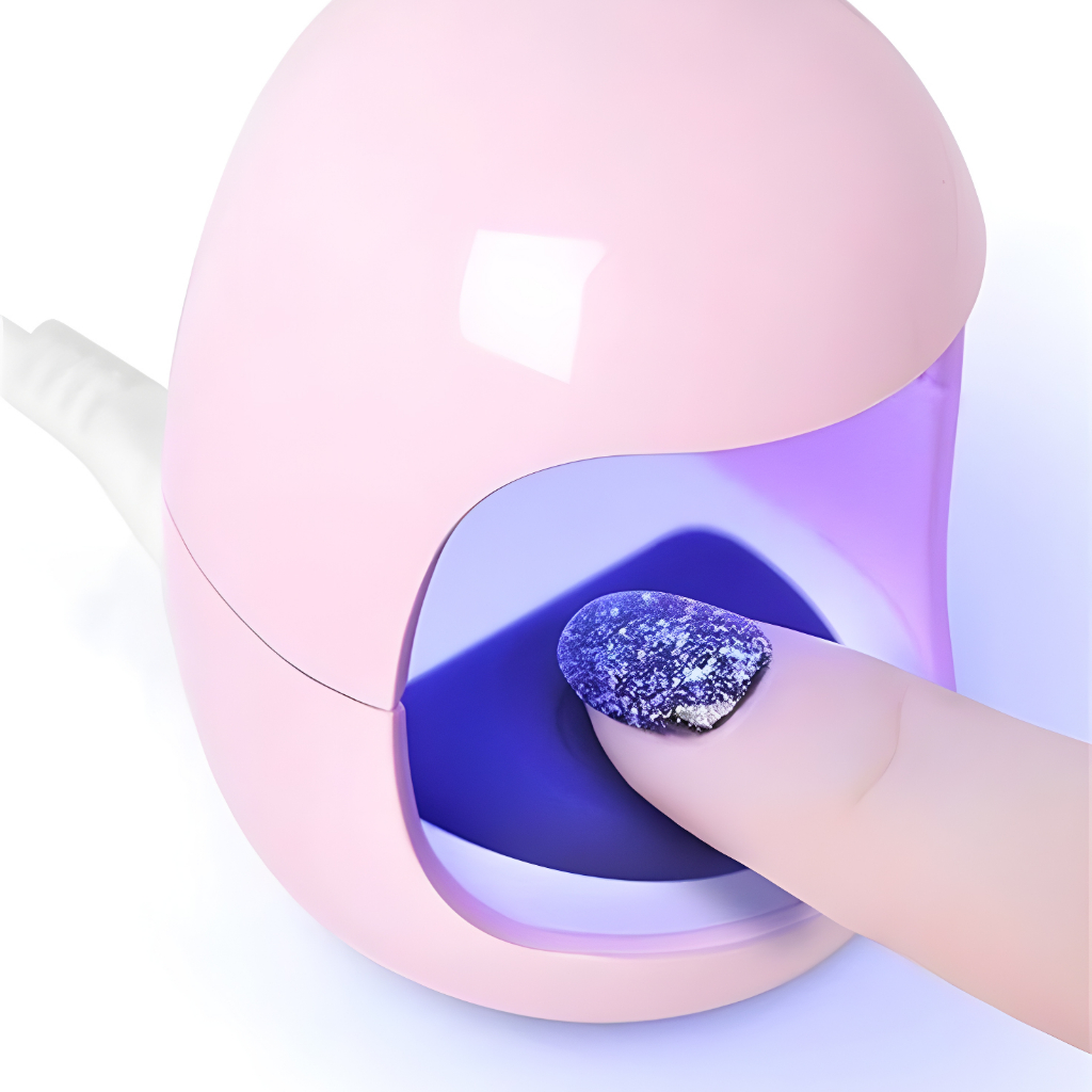 Mini Cabine UV Manicure Secagem Unha Esmalte Gel Verniz Alta Potência Profissional Led