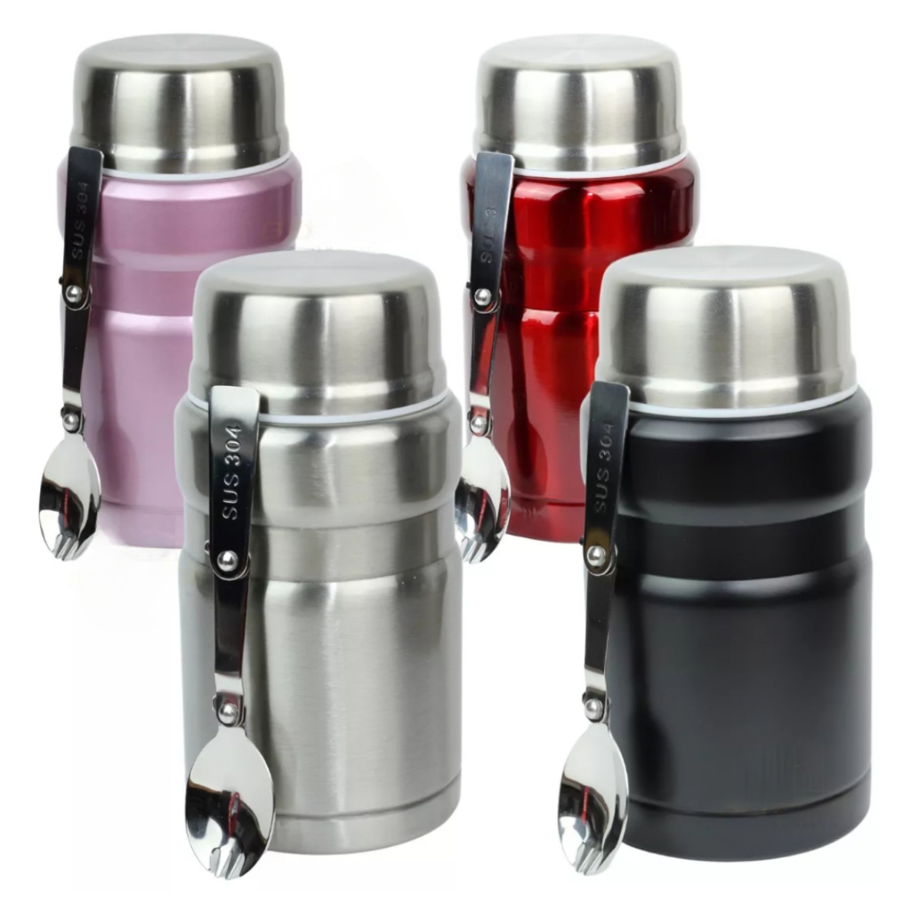 Pote Térmico Hermético Marmita Refeição 12Horas 650ml Adulto em Oferta na Shopee