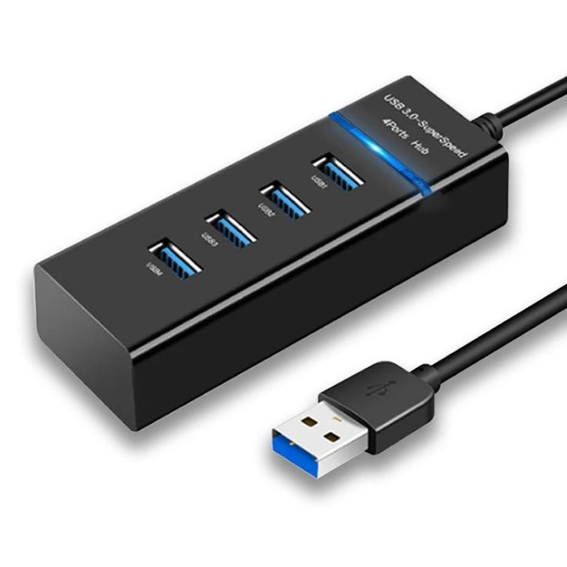 Hub Usb 3.0 4 Portas Expansor Rapido 5 Gbps Alta Velocidade