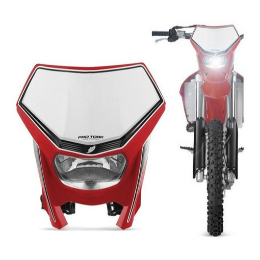 Carenagem Farol Modelo Universal Moto Tornado CRF TTR XTZ 125 250 Lander Off Road Trilha Cross