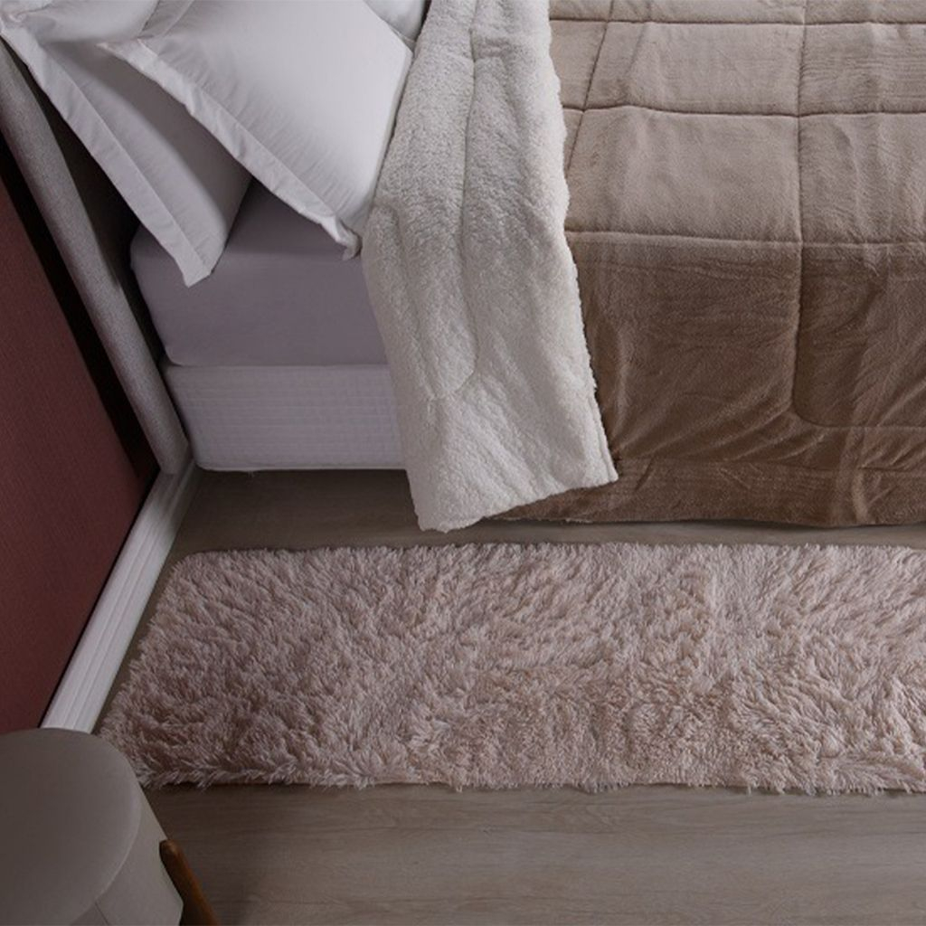 Tapete Felpudo Passadeira para Quarto Sala Pelo Alto 1,00 x 0,60