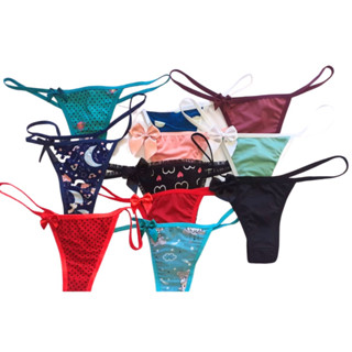 Kit 10 Calcinha Fio Dental Tanguinha Sexy uma tira Atacado Sacoleira