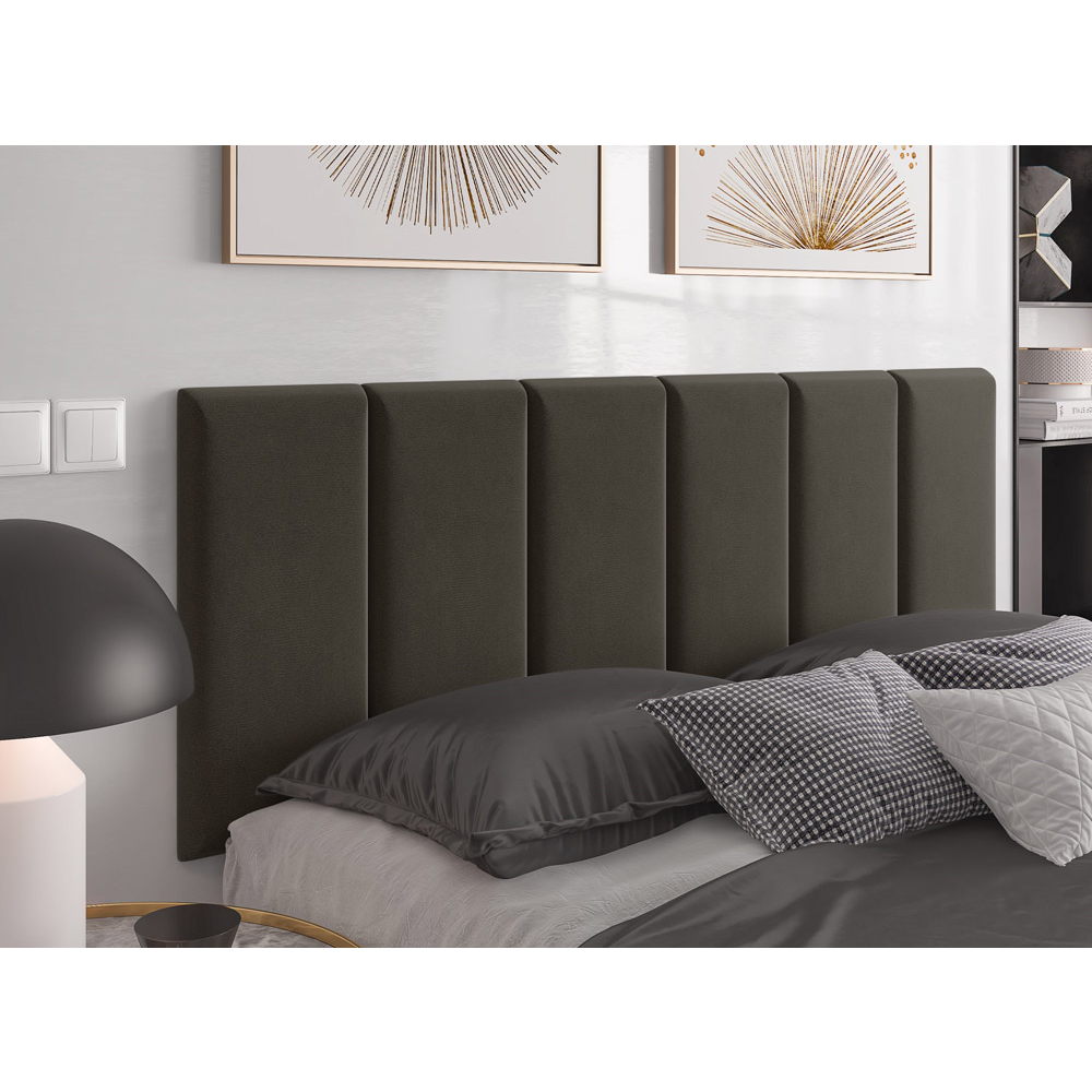 Cabeceira de cama casal Box 1,40  Suede Dubai decoração para quarto Suspenso Varias cores