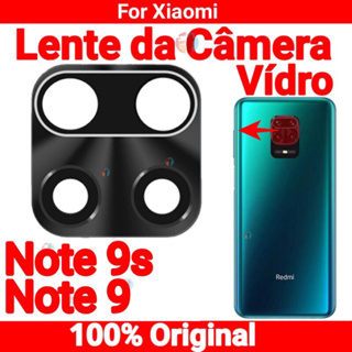 Lente Vidro vidrinho Câmera Xiaomi Redmi Note 9 / Note 9s / Note 9 Pro em Oferta na Shopee