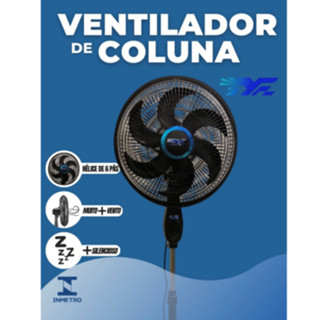 Ventilador Novo TYF Com Ajuste de Altura Ventilador de Pé Suporte - 110v/220v
