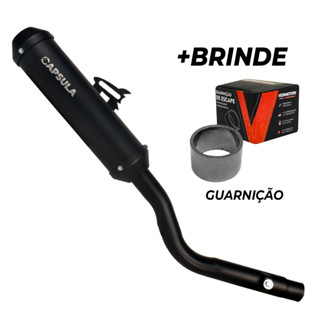 Escapamento Xtz 125 Esportivo 2003 A 2013 Ponteira Cano De Descarga Roncado Barulhento