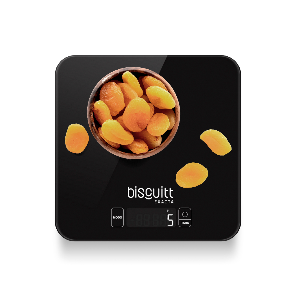 Balança De Cozinha Digital Biscuitt Exacta Até 15kg Glass em Oferta na Shopee