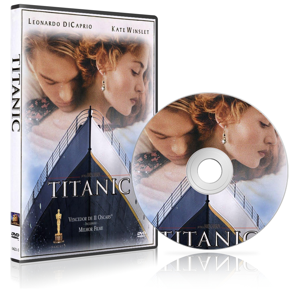 DVD Titanic (1997) Dublagem Clássica e Legendado - Alta Qualidade *PROMOÇÃO*