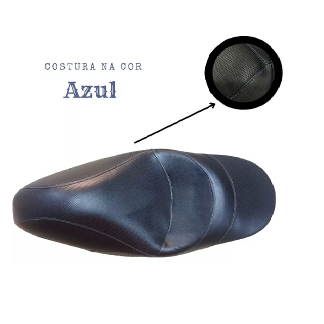 Capa Banco Nmax Assento Confort Modelo Original Linha Azul