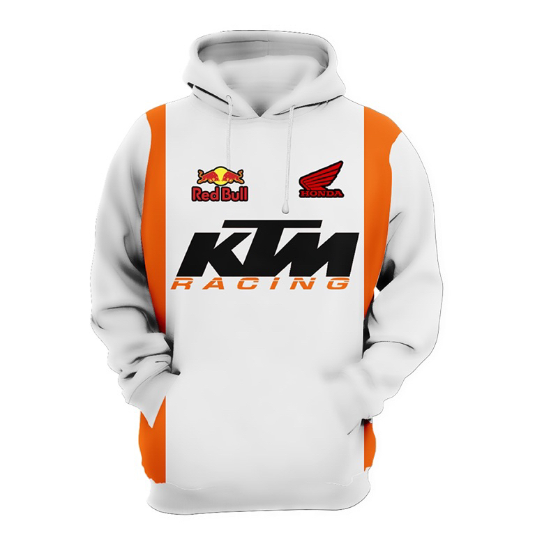 Blusa de Moleton K T M   em sublimação 3D com capuz