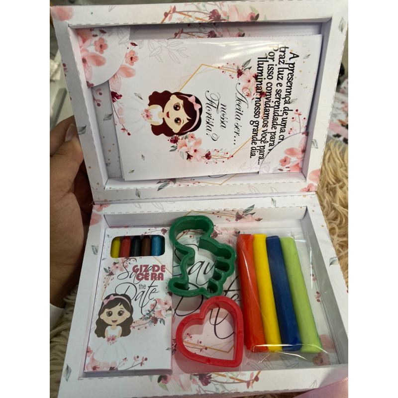 3 Convite Diversão -  Pajem/Daminha/Florista em Oferta na Shopee