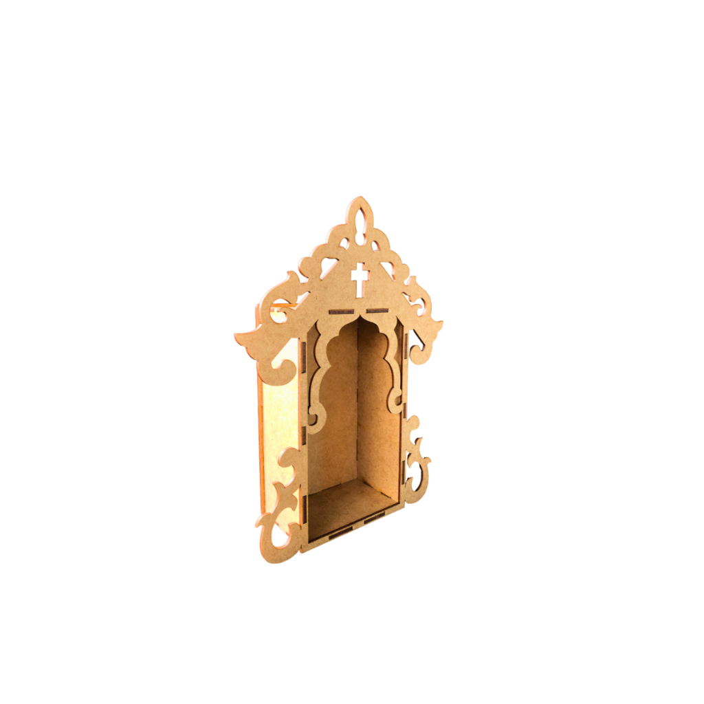 capela oratório para imagem religiosa para santo decoração religiosa