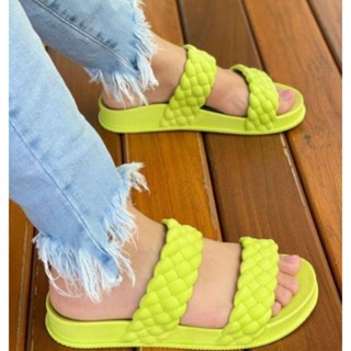 Sandália Papete Flatform Femina Oferta de Verão Lançamento Envio Imediato