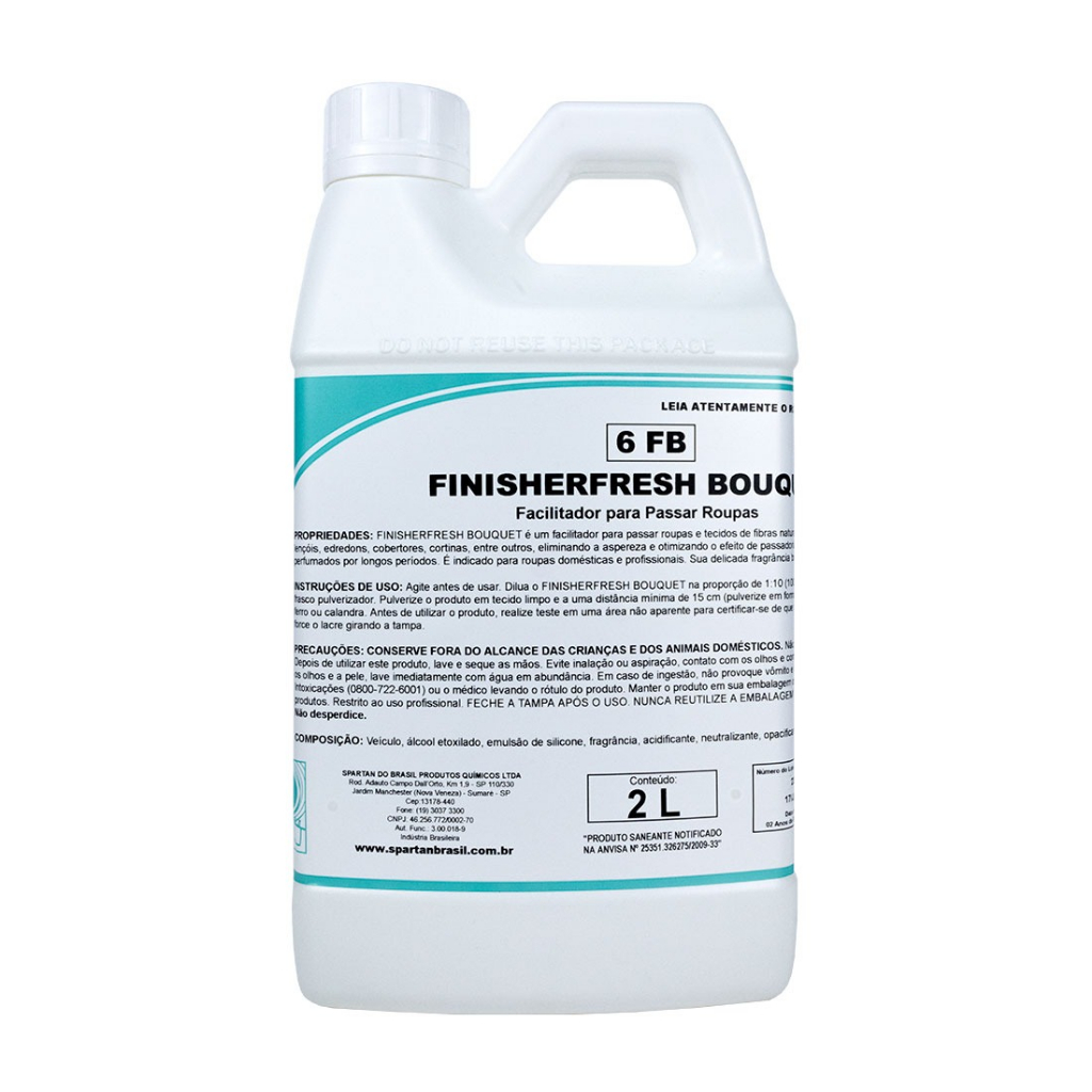 Finalizador Odorizador Spartan Fresh Bouquet - 2 Litros