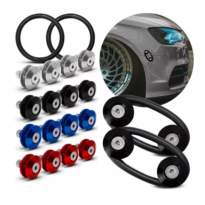 ANILHAS FIXADORAS TRAVA PARA-CHOQUE AUTOMOTIVO LANÇAMENTO RÁPIDO