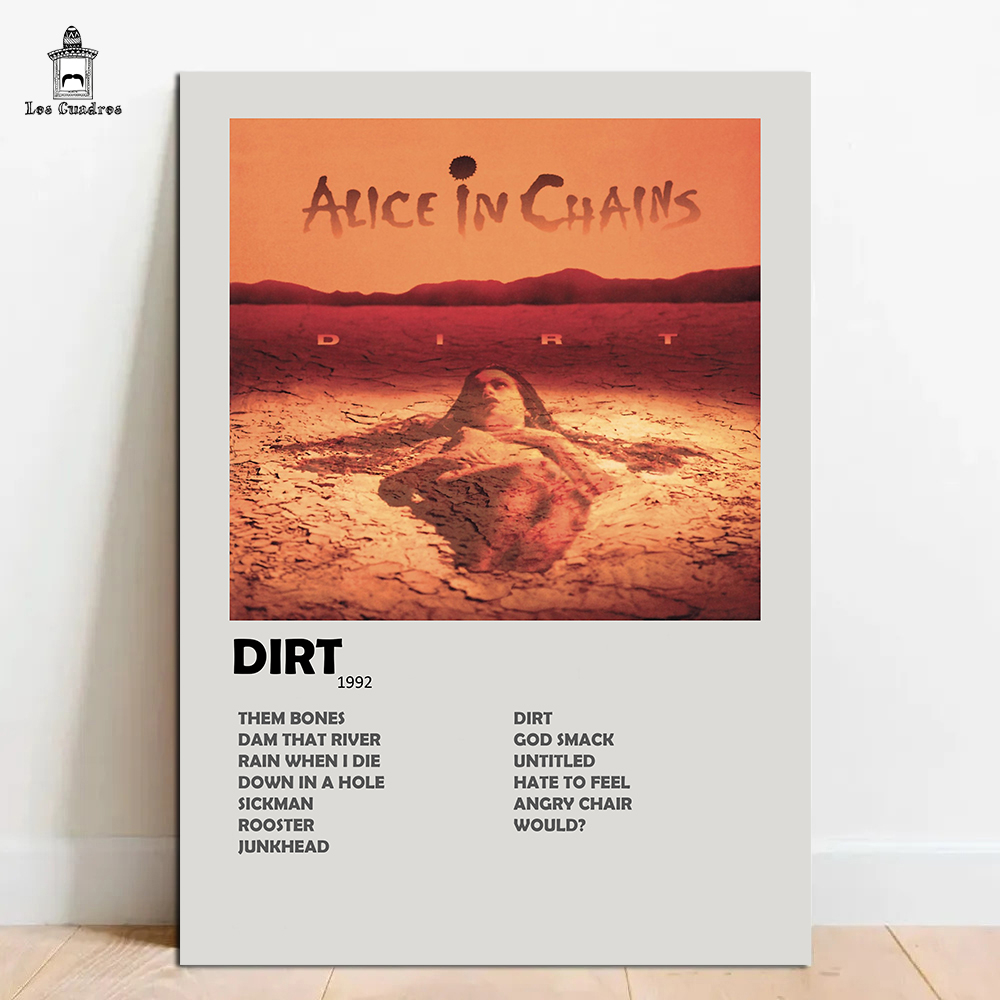 Quadro Placa Decorativa Alice In Chains Dirt em MDF 28x20cm em Oferta na Shopee