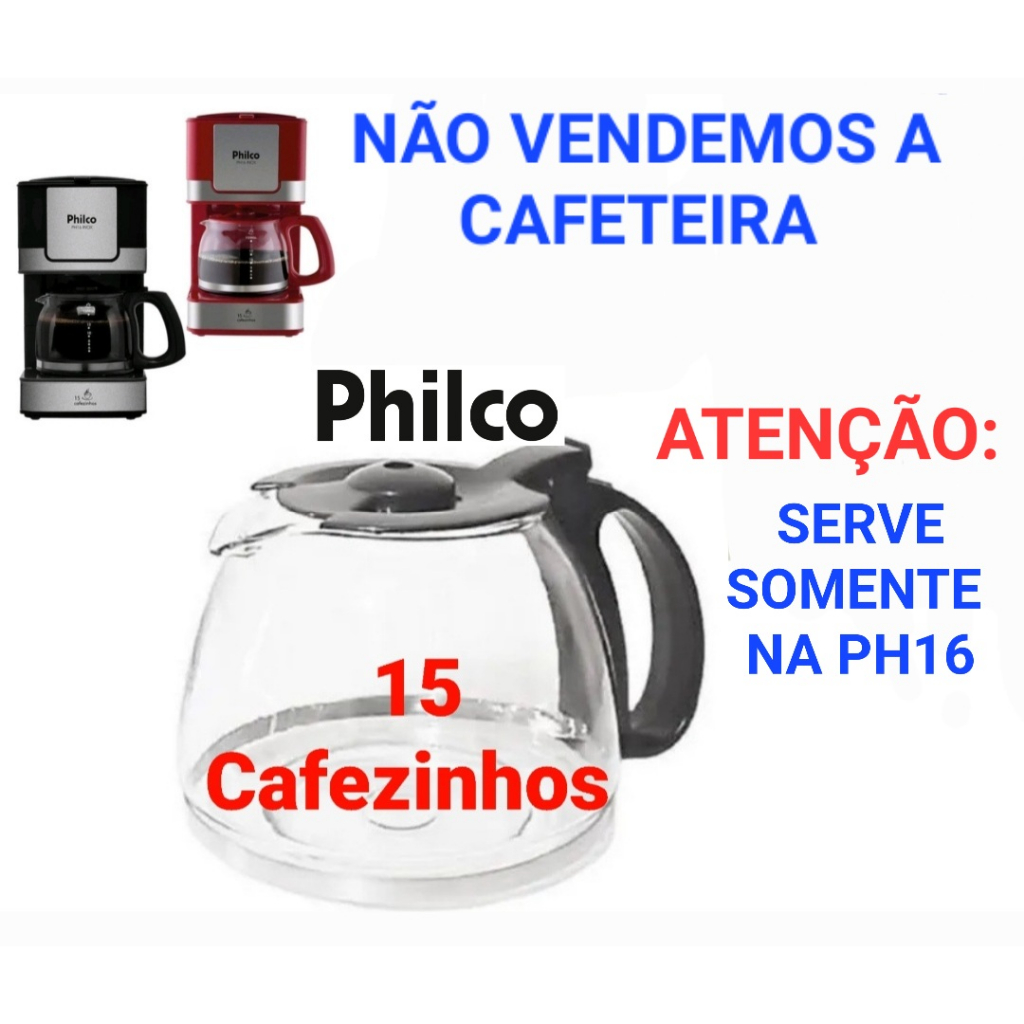 Jarra Para Cafeteira Philco PH16 - (Compatível) VIDRO
