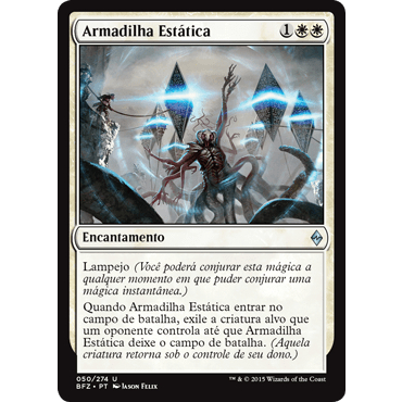 Armadilha Estática - - Magic The Gathering