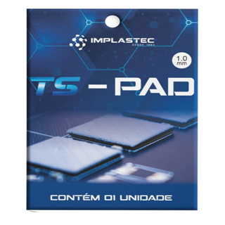 01 Thermal Pad Ts Pad 1.0mm 10x10cm 12,8w/mk em Oferta na Shopee