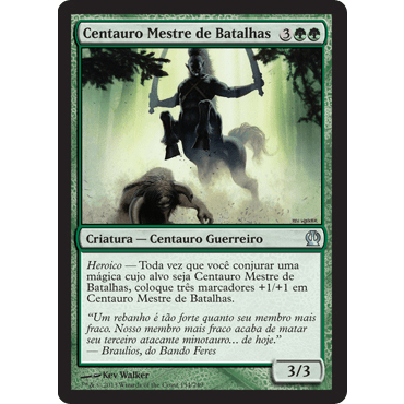 Centauro Mestre de Batalhas (Guerreiro) - - Magic The Gathering