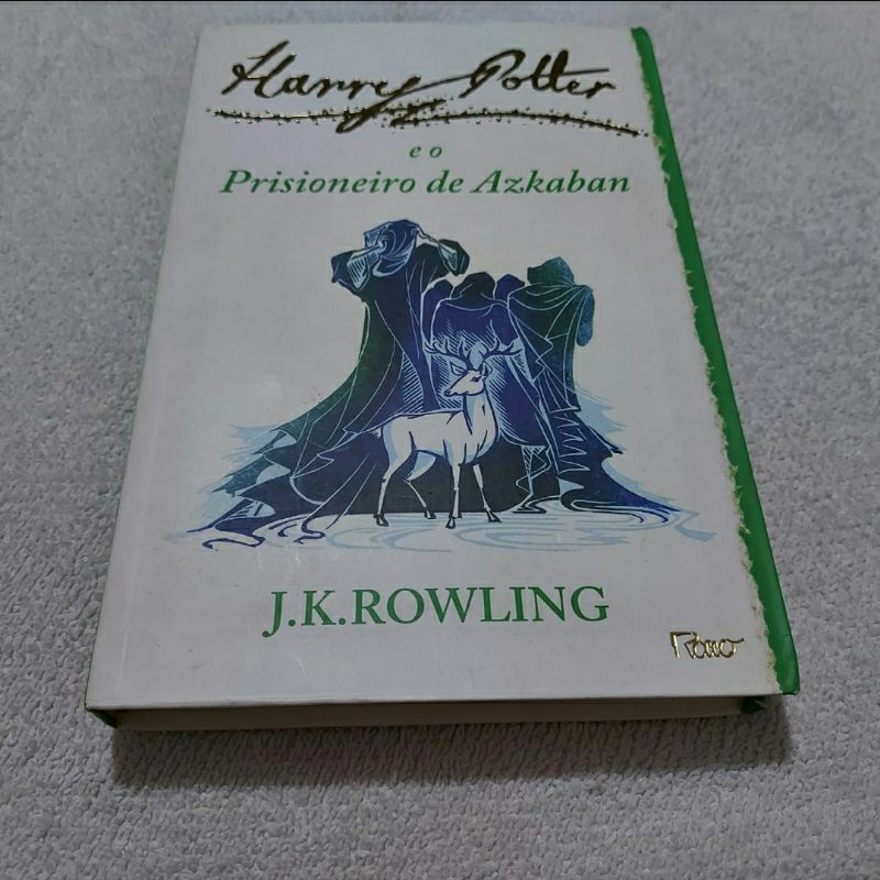 Livro Harry Potter E O Prisioneiro De Azkaban Capa Branca - livro 3