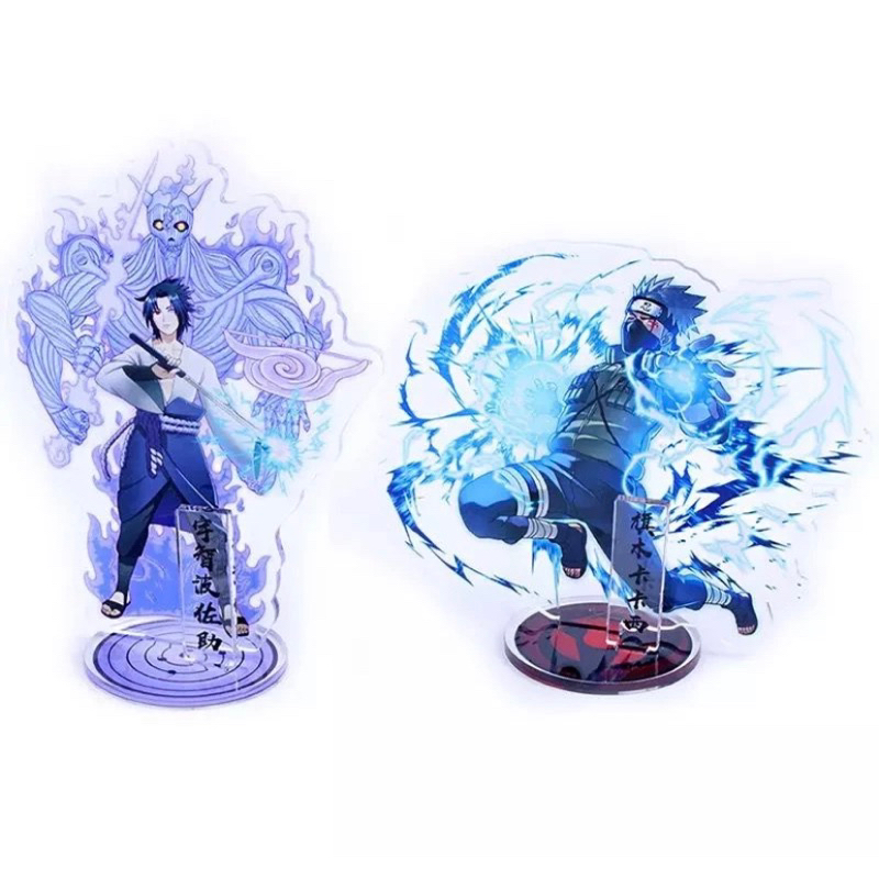 Figure Action de acrílico Naruto Shippuden Kakashi Hatake/Sasuke Uchiha Anime naruto