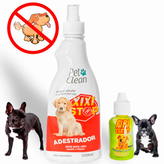 Kit Xixi Sim Xixi Não Educador Pet Para Sanitário Cães de Todos Os Tamanhos