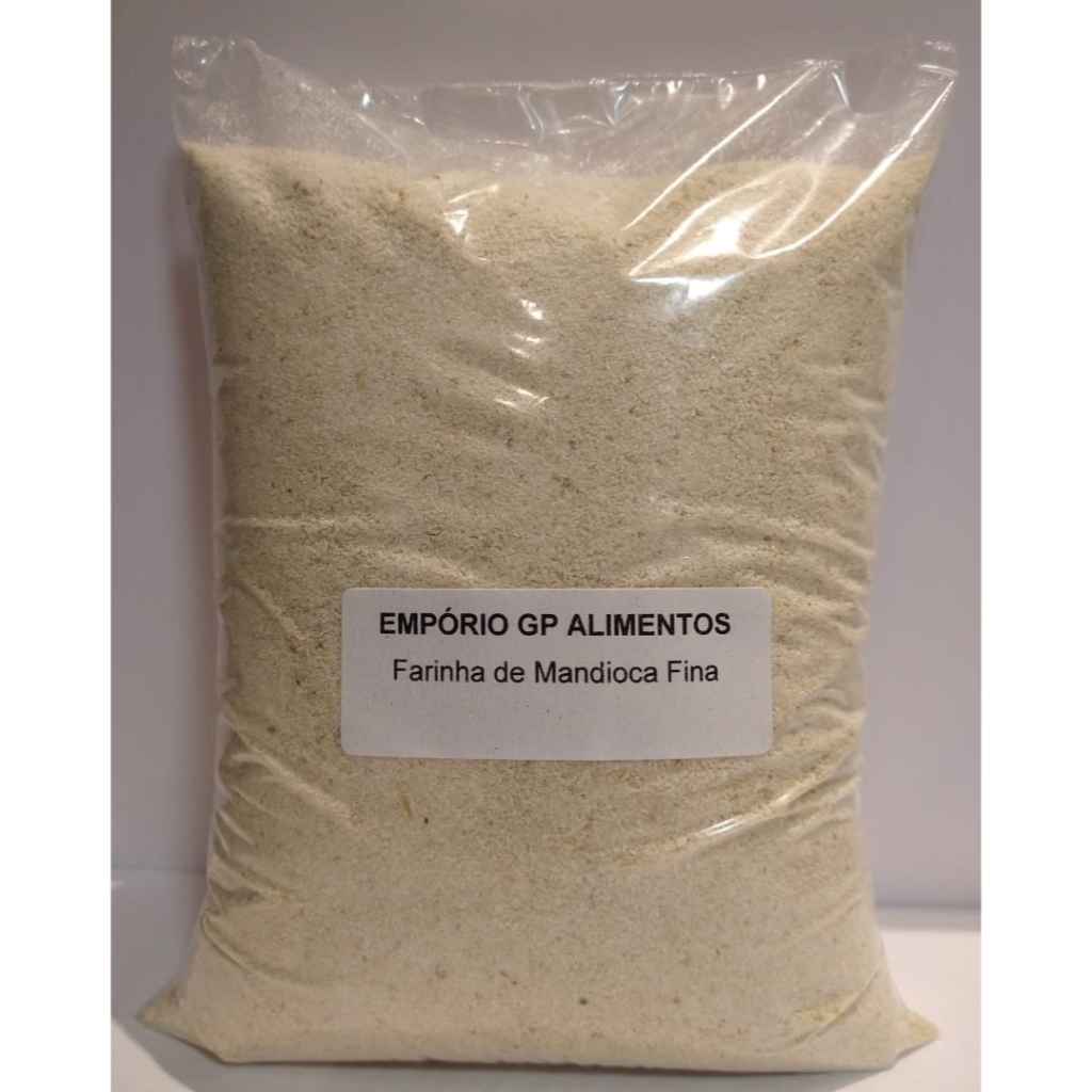 Farinha De Mandioca Fina 5kg em Oferta na Shopee