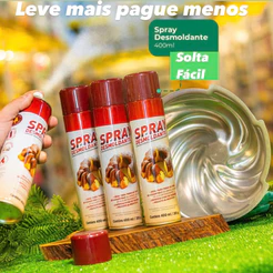 DESMOLDANTE CULINÁRIO SOLTA FÁCIL 400 ML CAKE BRASIL (CHOCO)