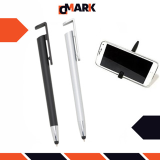 2 Canetas Touch Universal Com Suporte Para Celular. Compatível com Vários Dispositivos iOS Android Celular Ipad