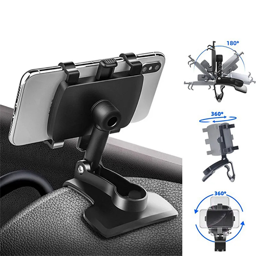 Suporte Multifuncional para Celular no Carro Ajustável e Pronto para Uso em Diferentes Ângulos