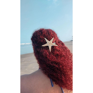 Acessórios para cabelo Atlantis - moda praia verão conchas e estrelas naturais - Praianas e Sereias