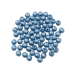 Perola abs inteira Azul Celeste 5/6/8mm 50gr/100gr c/furo decoração em Oferta na Shopee