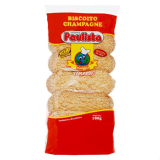BISCOITO CHAMPAGNE PAULISTA 150g KIT COM 2 UNIDADES