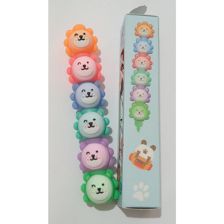 Marca-Texto Bichinhos Fofinhos, conjunto 5 cores em Oferta na Shopee