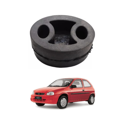 Borracha Coxim Do Escapamento Corsa 94 - Corsa Sedan 95 - Corsa Wagon 97 - Dianteiro