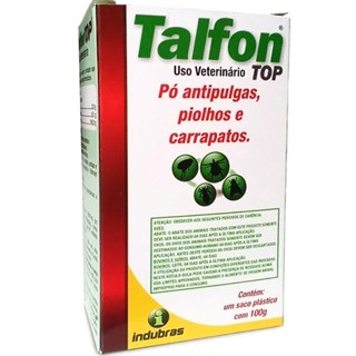 talfon top pó antipulga piolhos e carrapatos 100g