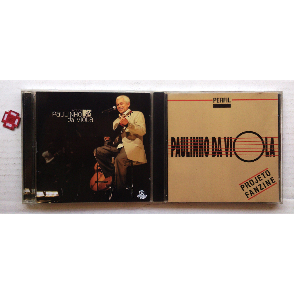 Cd Paulinho da Viola - Acústico Mtv + Projeto Fanzine = São 2 Cds