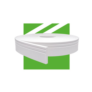 Rodapé Moldura Flexível EVA Autocolante 7x1cm RP07 - 10 Metros | Decoração Quarto