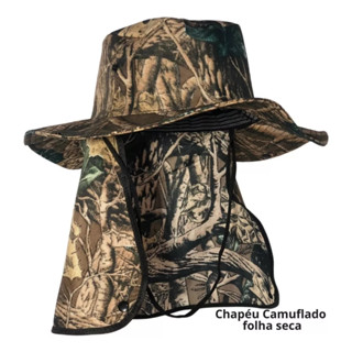 Chapéu Proteção de Nuca Australiano Pesca Caminhada Praia Trilha Masculino Feminino