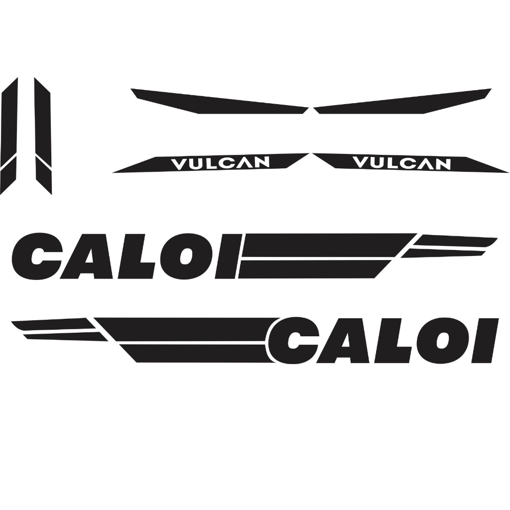 Adesivo quadro Caloi Vulcan mountain bike bicicleta plotter