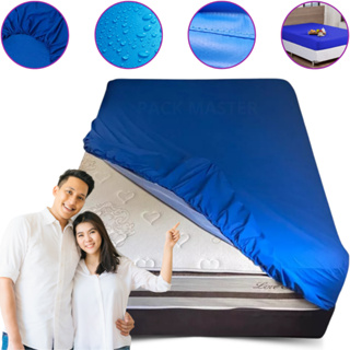 Capa Impermeável De Colchão Casal padrão Anti Xixi 100% Impermeável ELÁSTICO em Oferta na Shopee