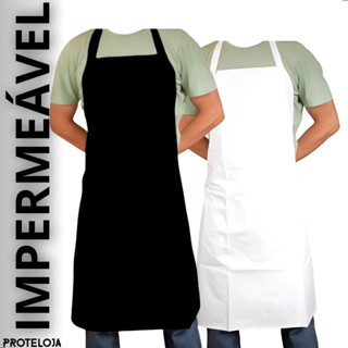 Avental Impermeável Pvc Forrado Com Tiras Soldadas Cozinha Açougue Peixaria Lavagens