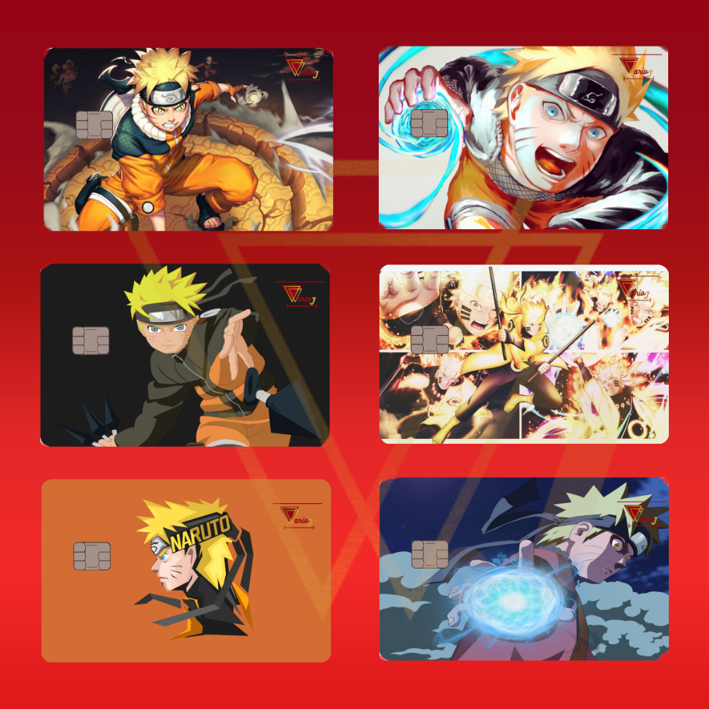 Película Adesivo Cartão Naruto Uzumaki Top Anime Naruto Excelente Qualidade
