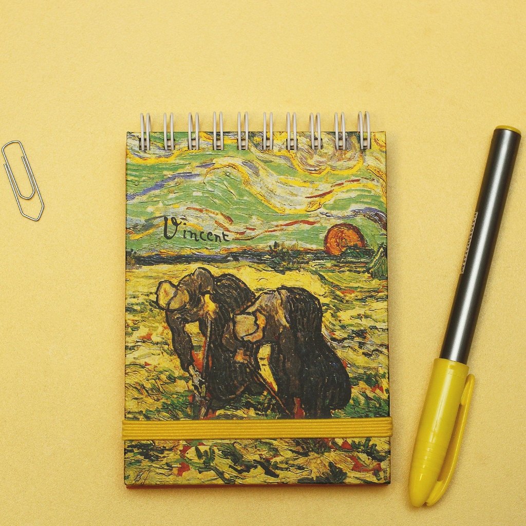 Bloco de anotações - Van Gogh (Camponesas)