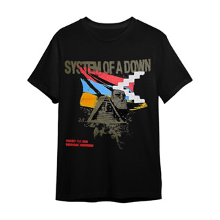 Camiseta System Of a Down Preta De Banda Rock Masculina E Feminina (Unissex) 100% Algodão Tamanho Plus G1 G2 G3 Camisa Blusa Infantil Adulto