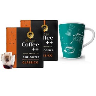 Kit Clássico - Drip com 20 Sachês + Caneca - Coffee Mais