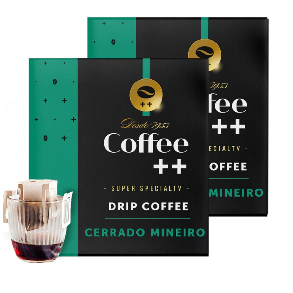 Kit 20 Sachês Café Especial em Drip Cerrado Mineiro Coffee Mais em Oferta na Shopee