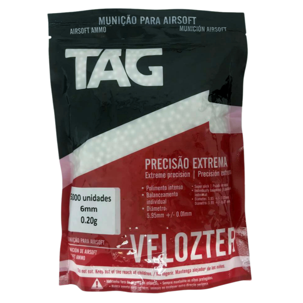 Pacote BBS Naútika Esferas Airsoft Bolinhas 5.000 unidades 0,20g 6mm Para Jogos em Oferta na Shopee