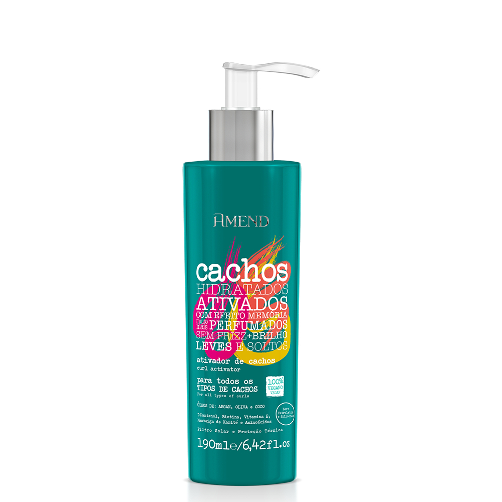 AMEND CACHOS ATIVADOR DE CACHOS 190ML - Beauty